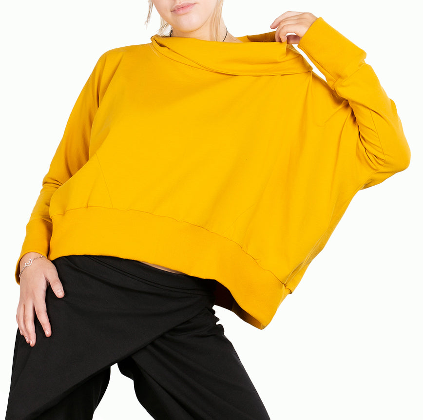 Cozy Cotton Batwing Top