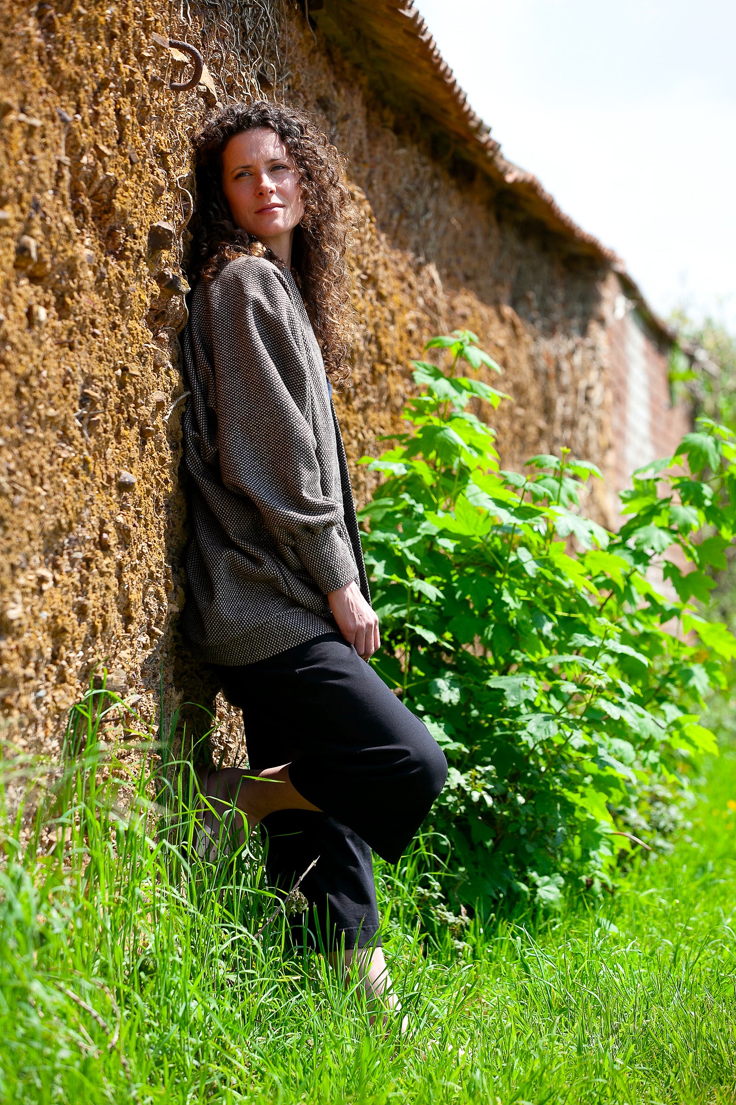 Cropped Wide-leg Trousers
