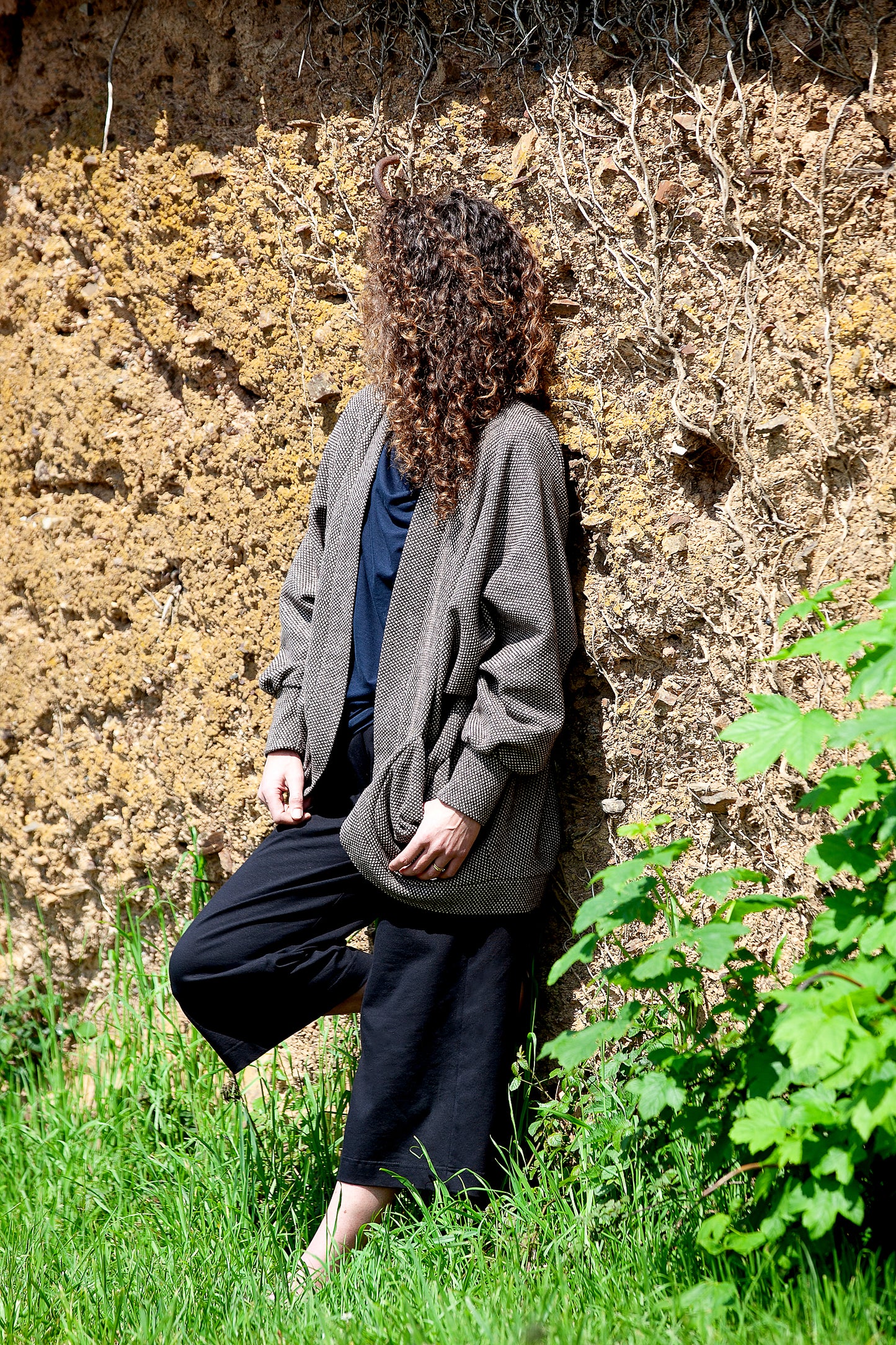 Cropped Wide-leg Trousers