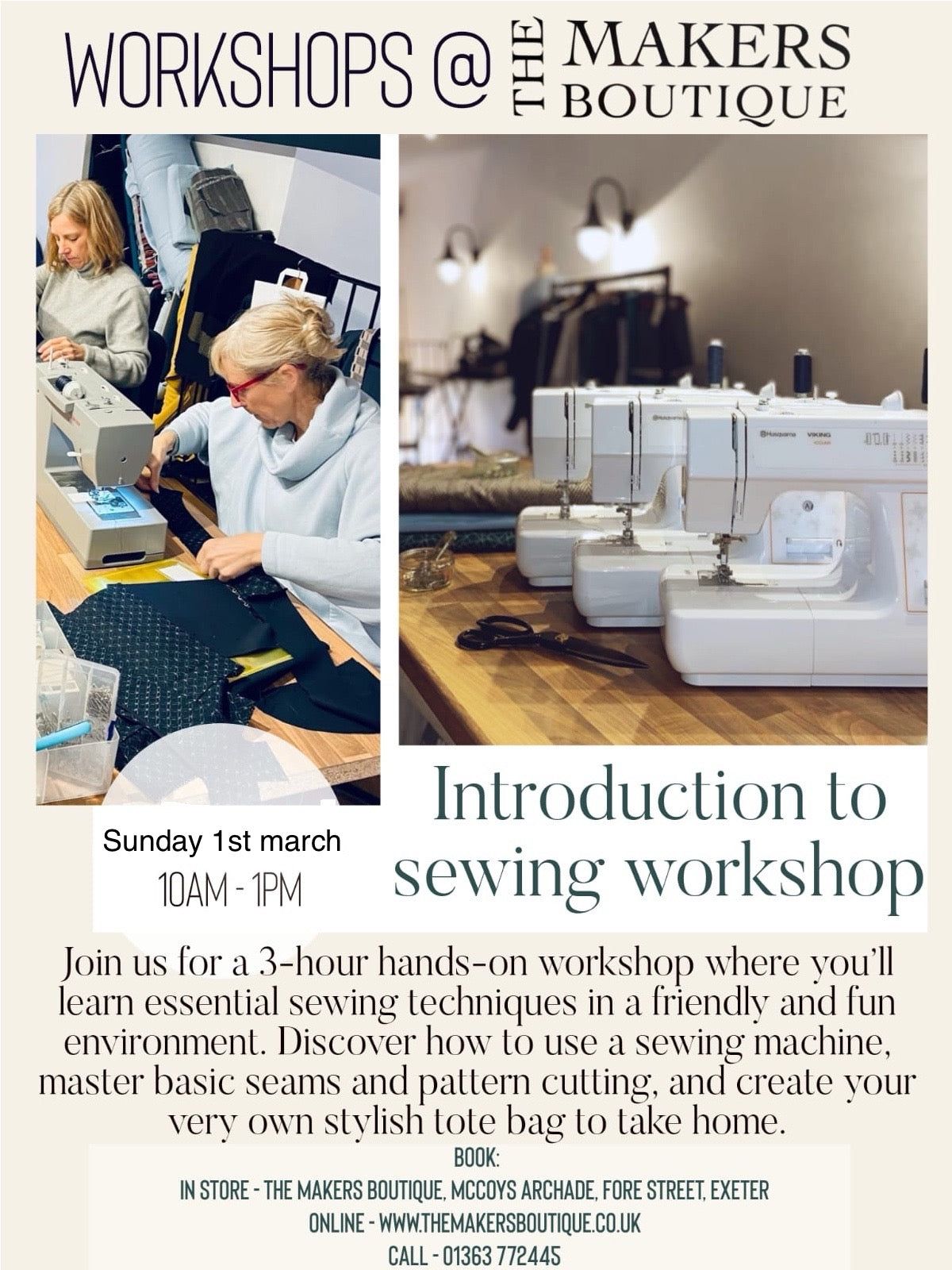 Introduction to sewing for adults