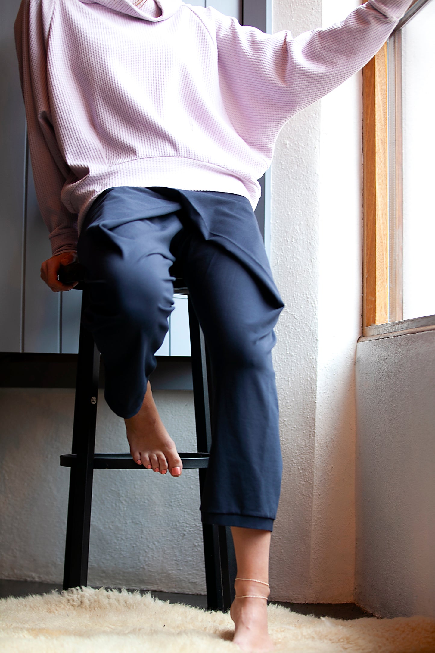 Cotton Waffle Jumper