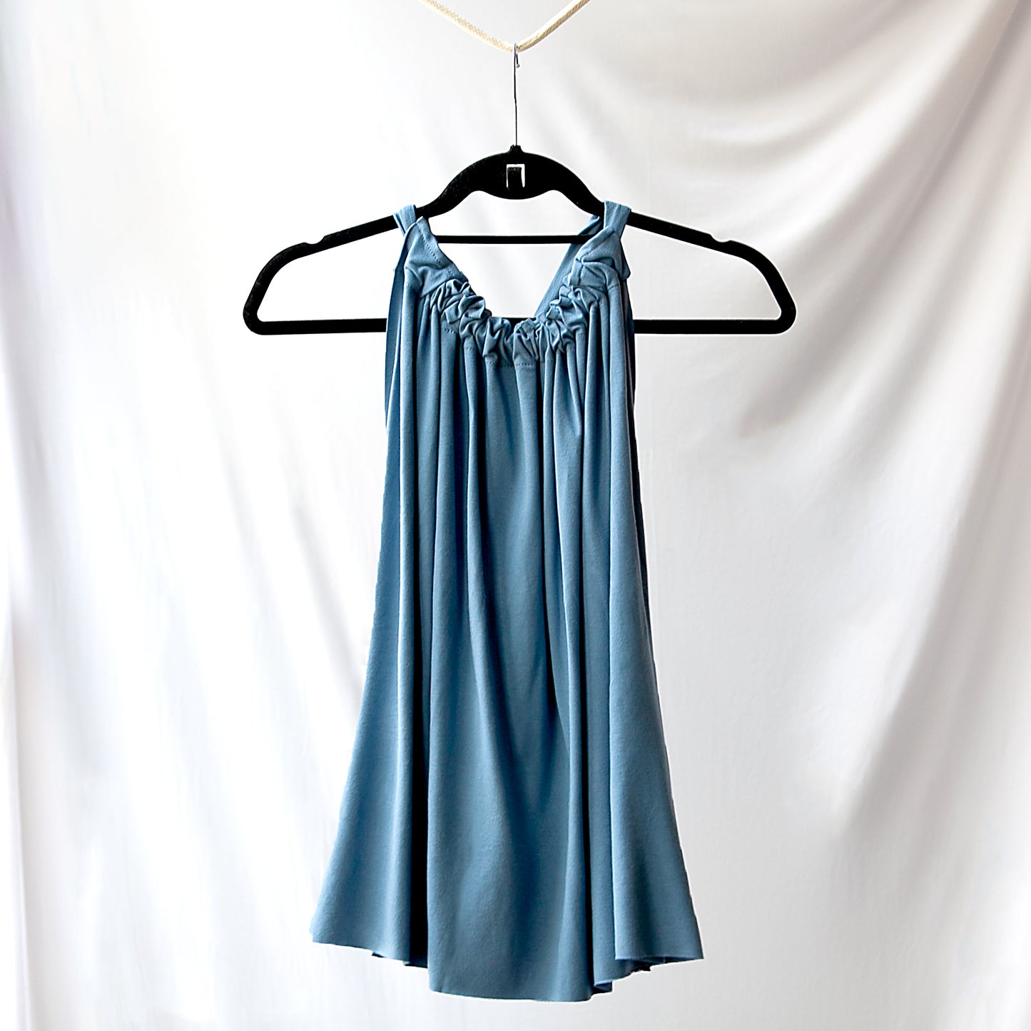 Elegant Halter Neck in Cornflower Blue