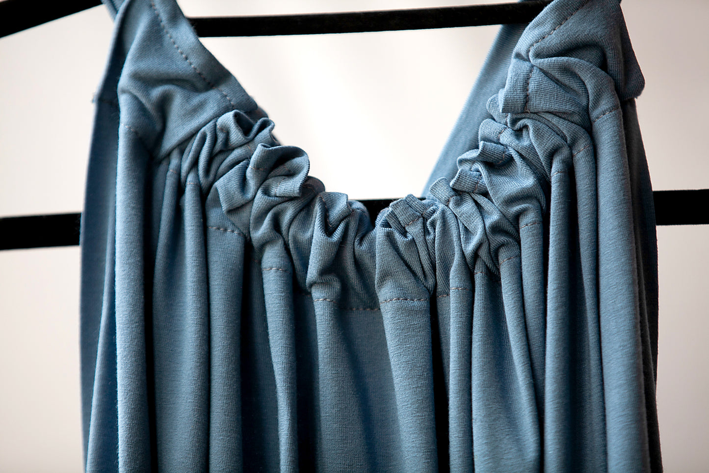 Elegant Halter Neck in Cornflower Blue
