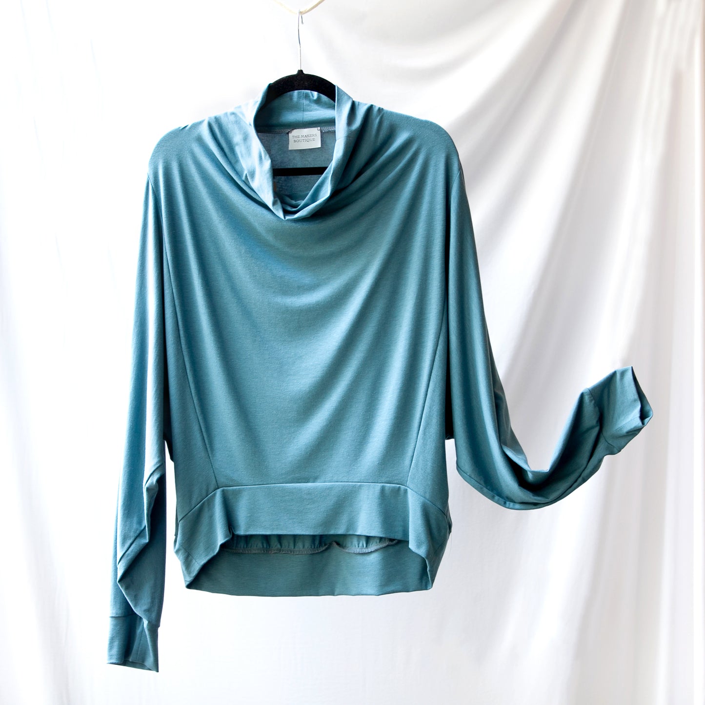 Bamboo Drape Long Sleeve Top