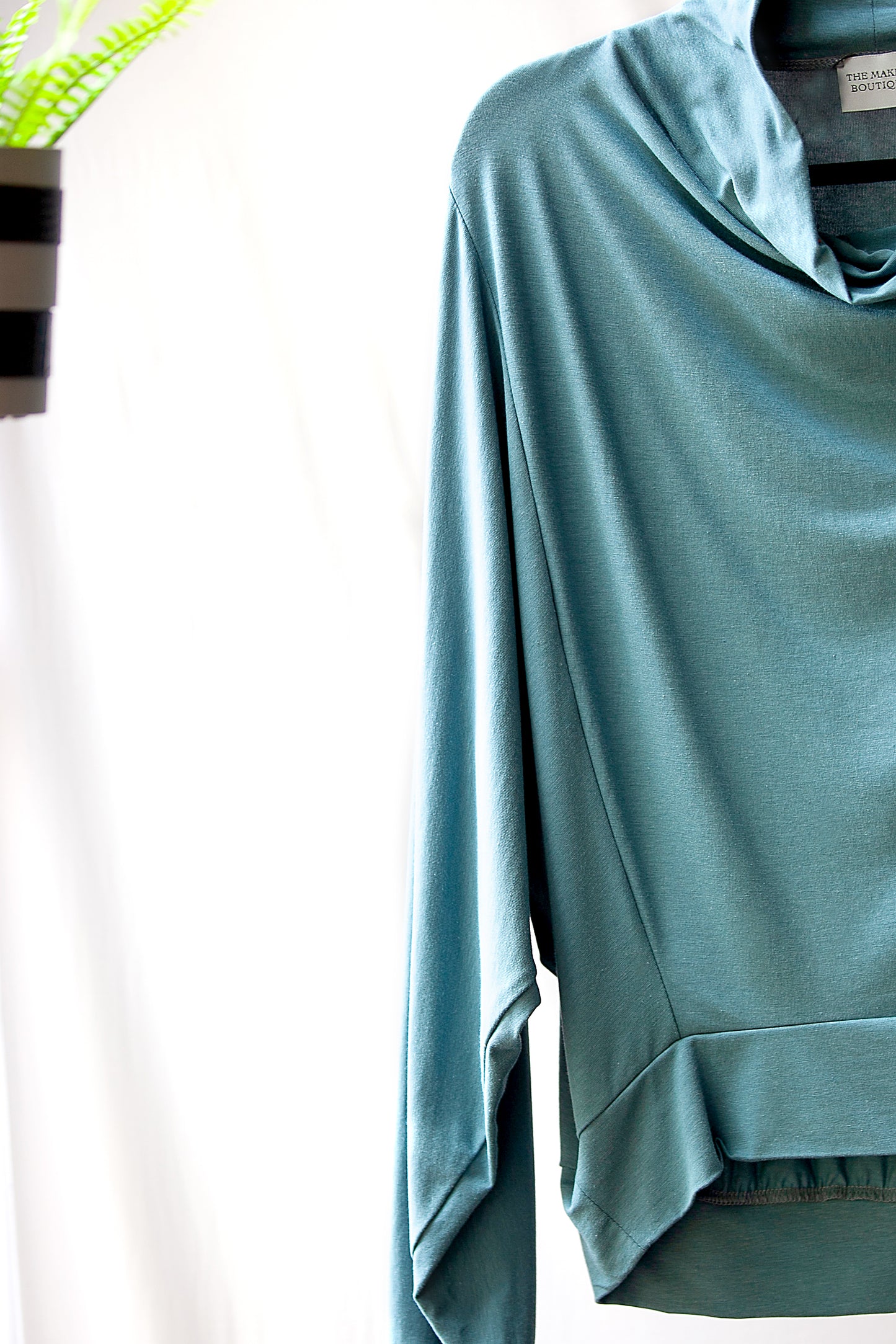 Bamboo Drape Long Sleeve Top