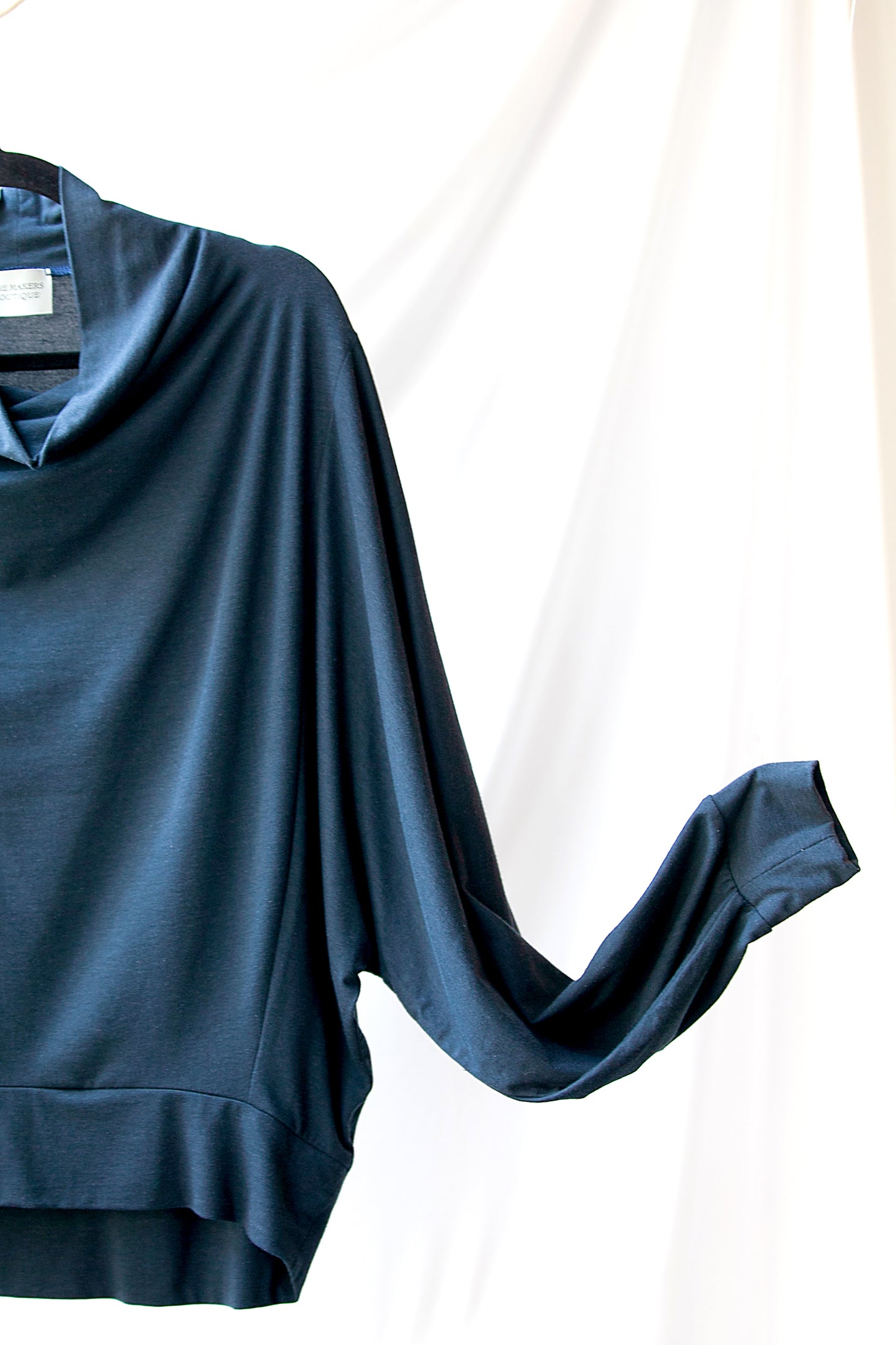 Bamboo Drape Long Sleeve Top
