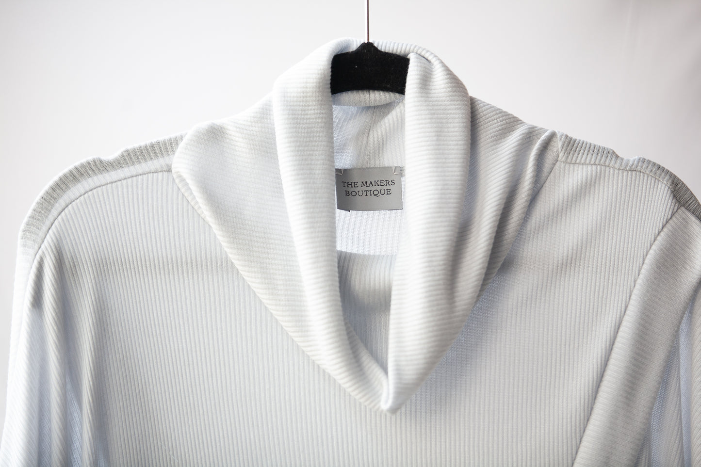 Silk Drape-Cross Top