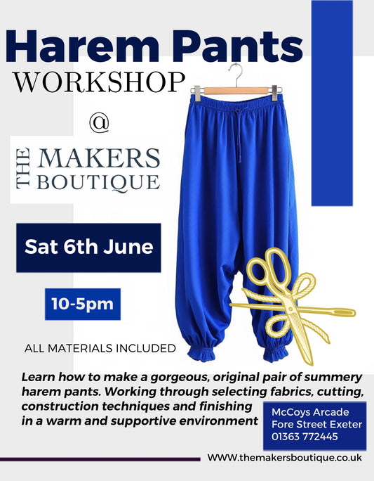 Harem Pant Workshop.