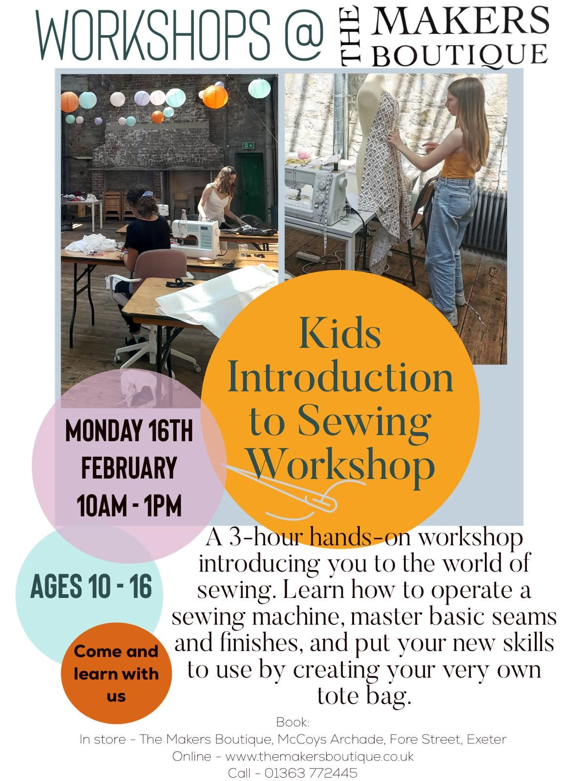 Introduction to Sewing for Kids