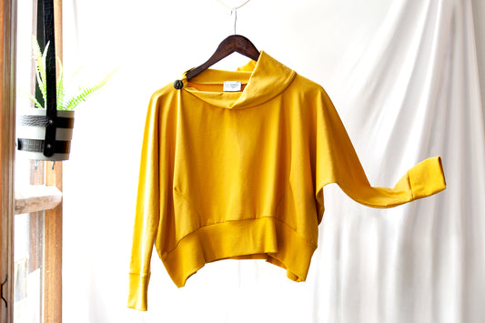 Cozy Cotton Batwing Top