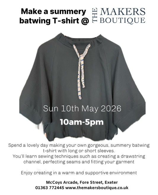 Make a batwing top Workshop