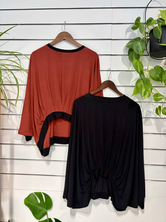 Pleat Drape Top