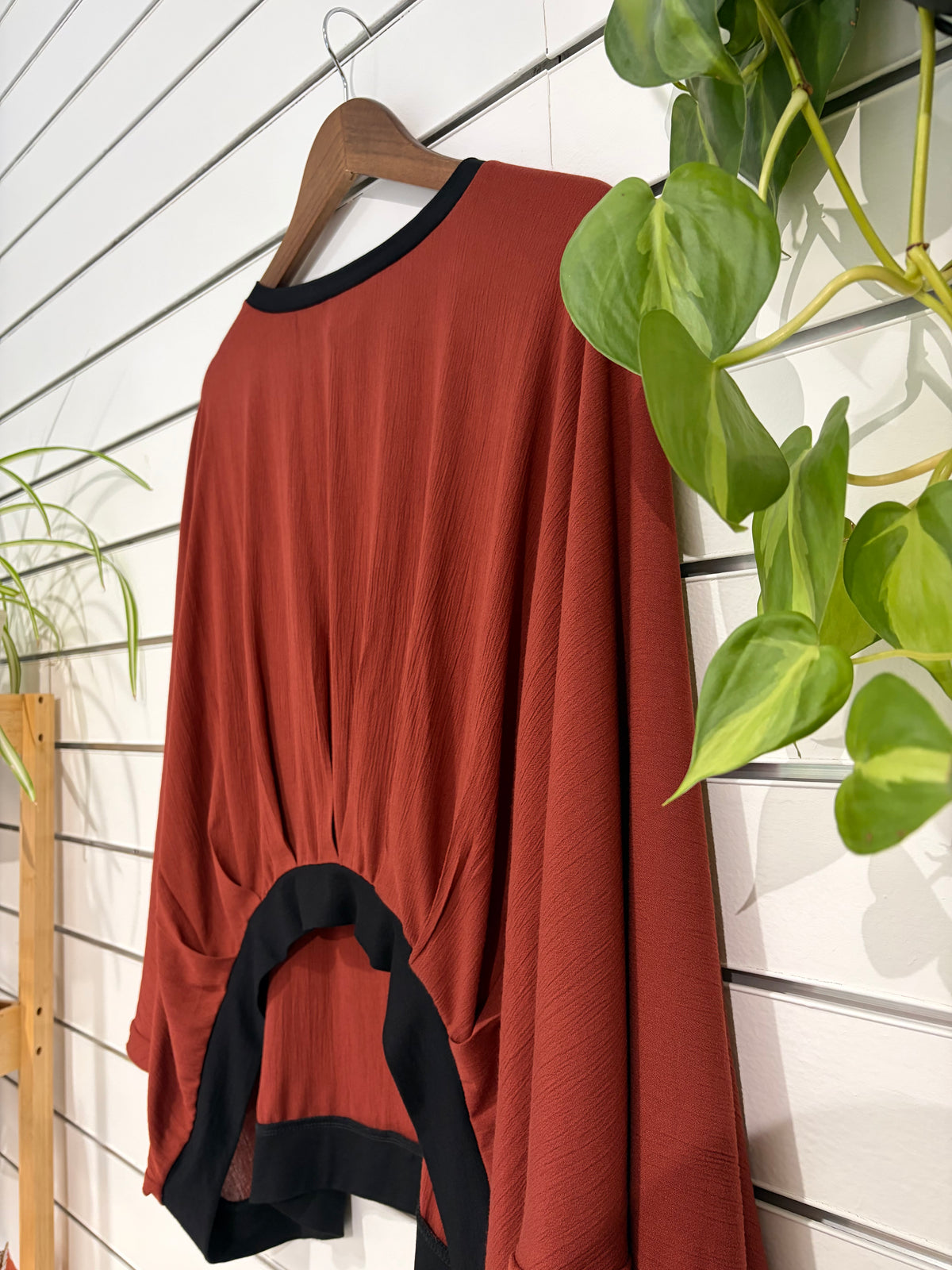 Pleat Drape Top