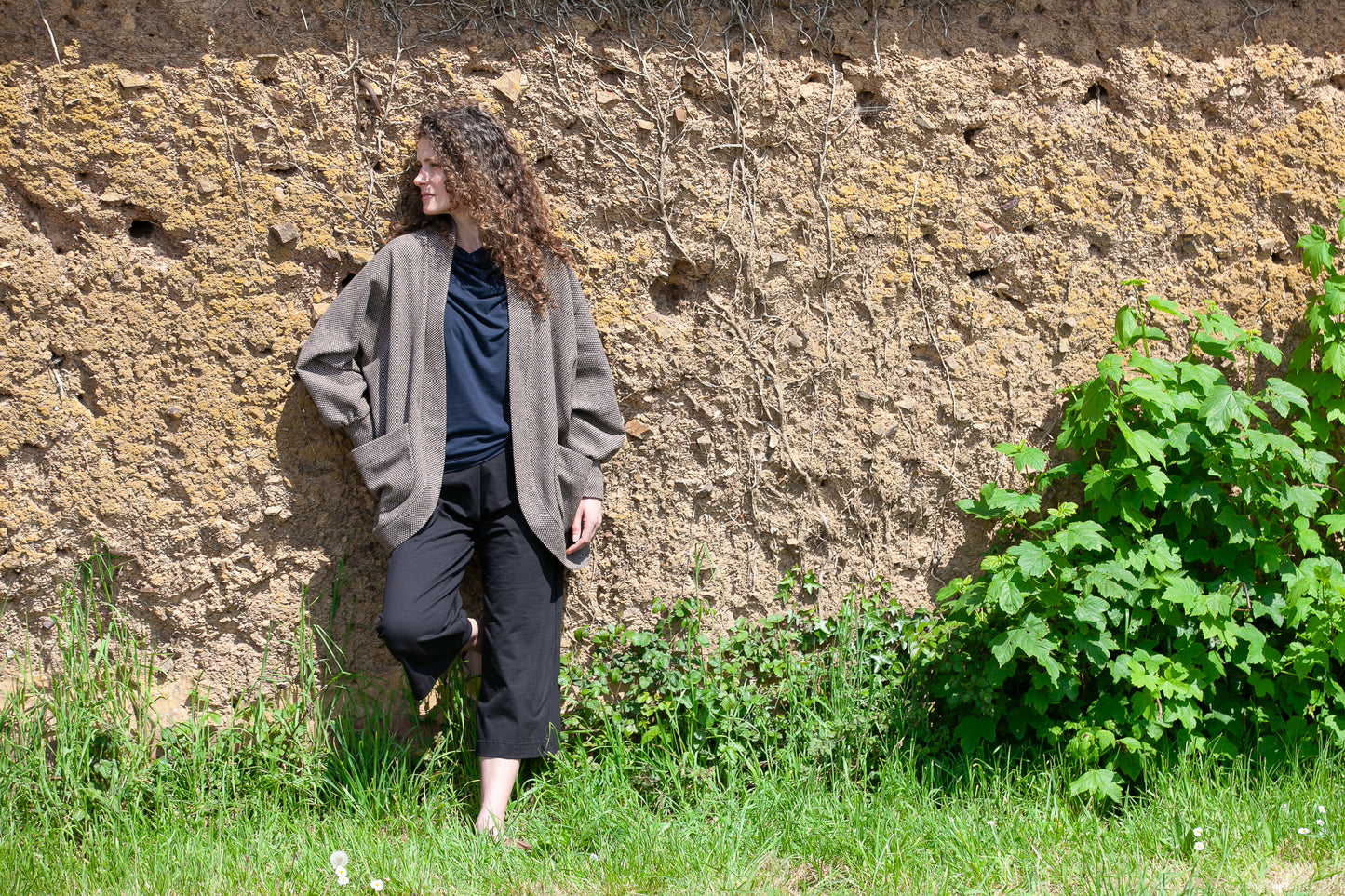 Tweed Kimono Jacket