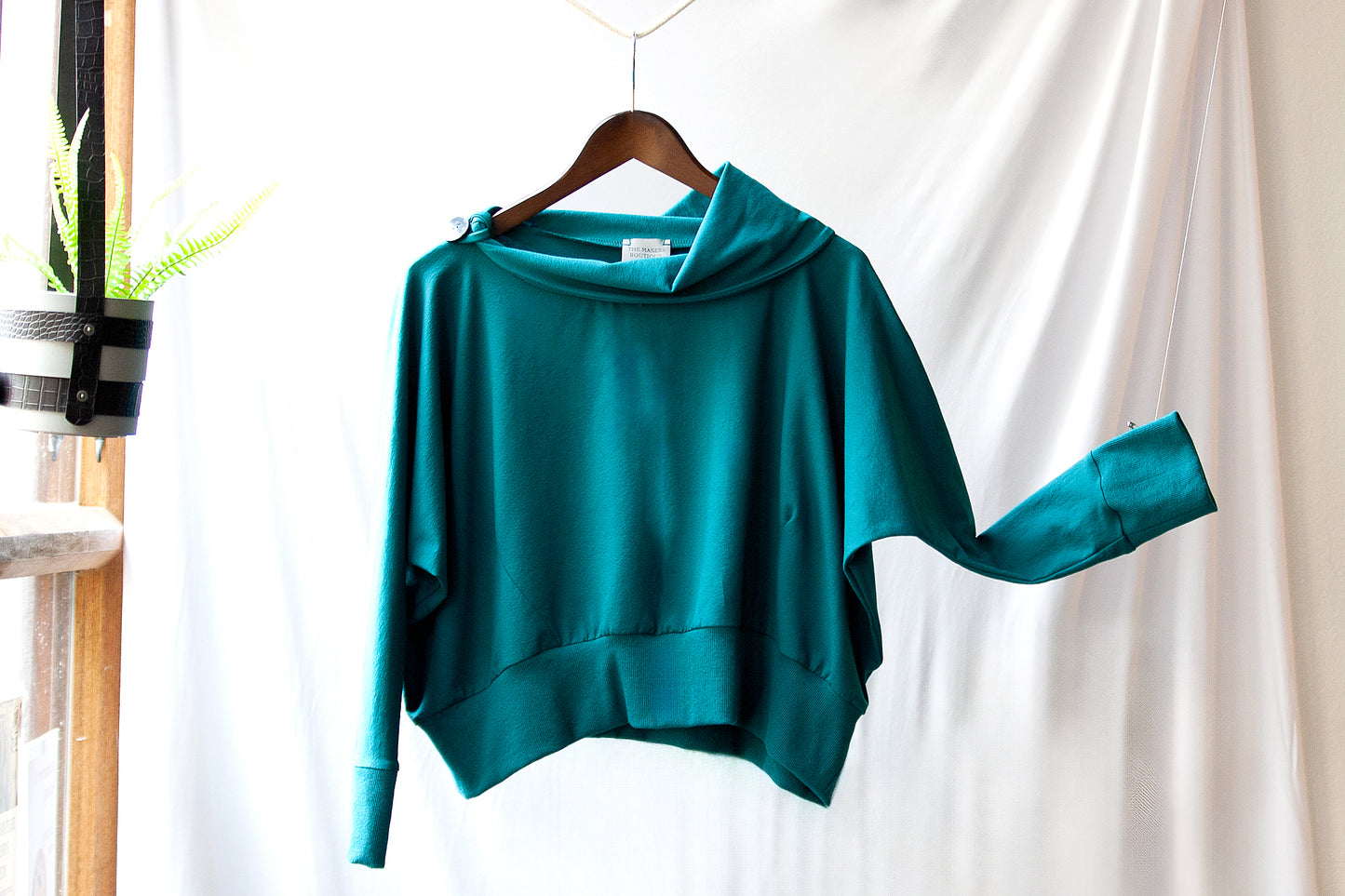 Cozy Cotton Batwing Top