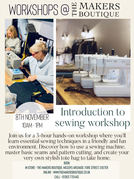 Introduction to Sewing for Adults