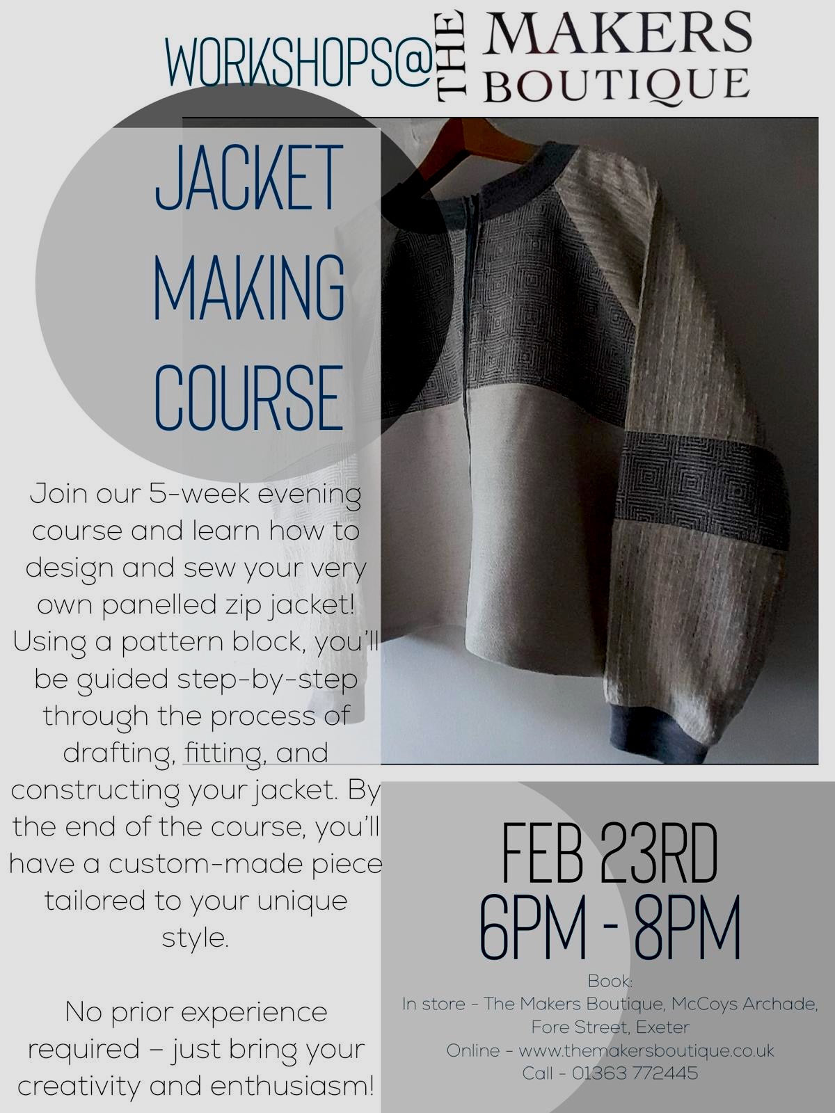 Jacket Making workshop