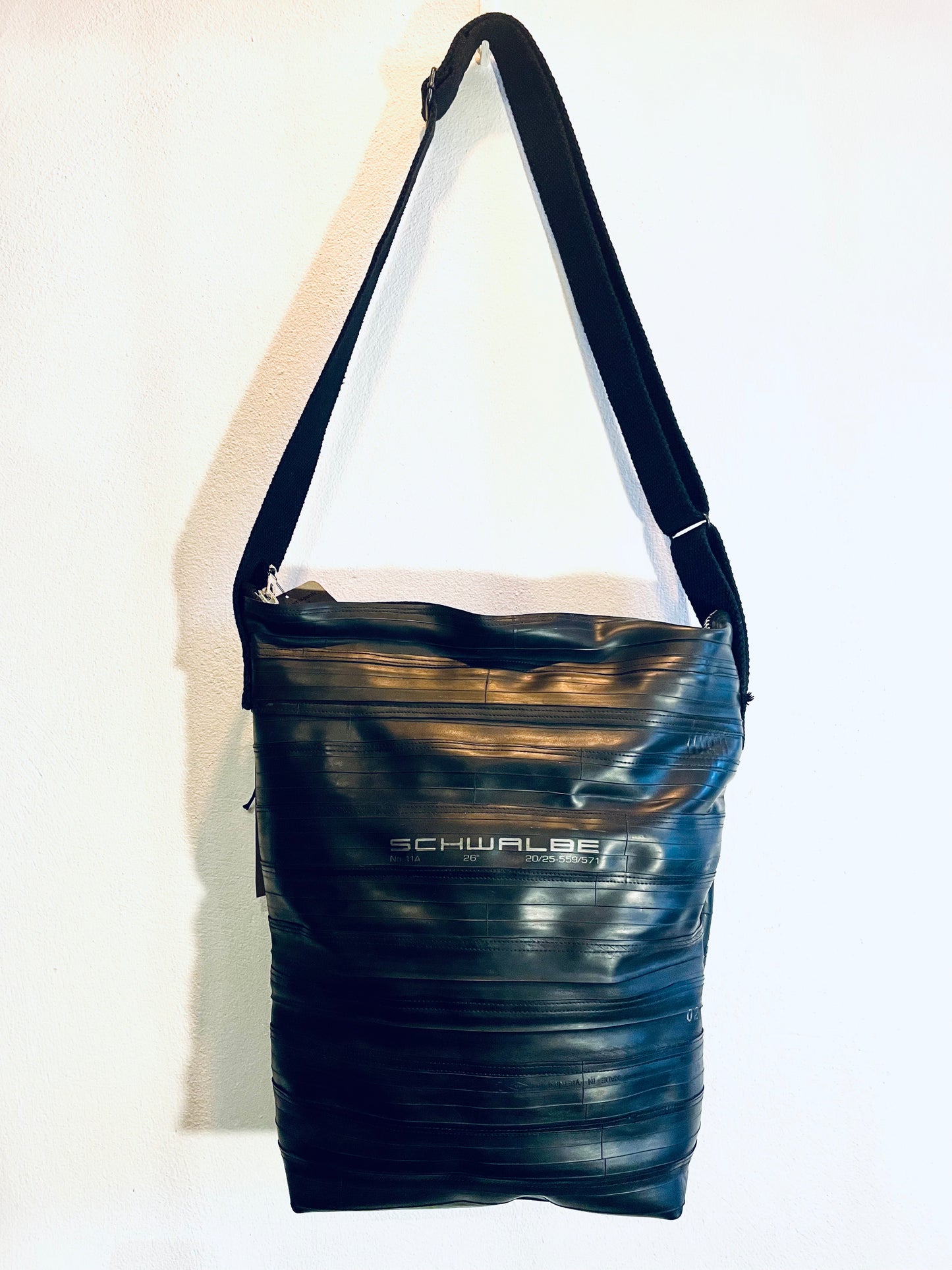 Repurposed Bike Tyre Large Shoulder Bag