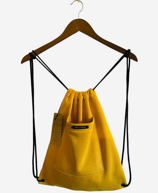 Plush Drawstring Rucksack